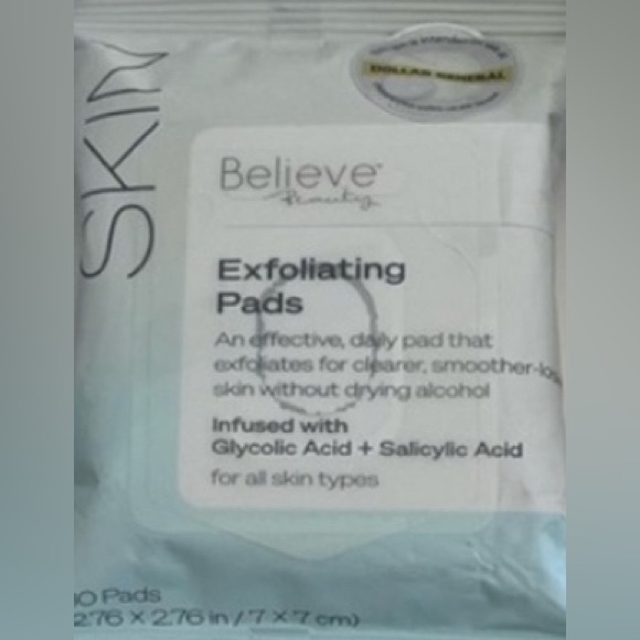 2 packs of 10 Believe Beauty Exfoliating Pads - Picture 1 of 1